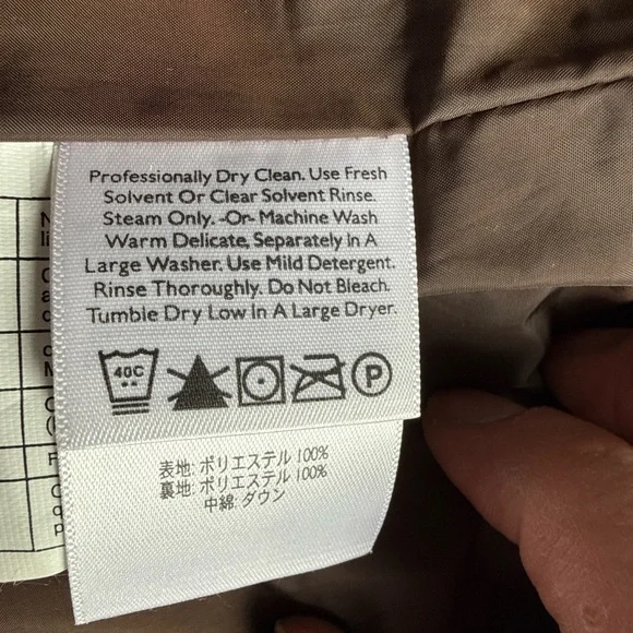 Brown Eddie Bauer Premium Goose Down Vest Women’s Size Small - Picture 4 of 10